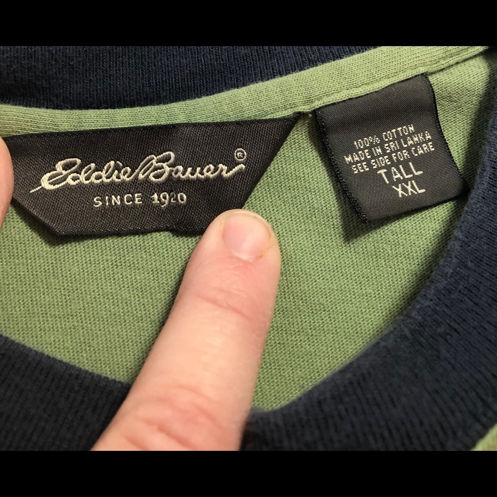 Men's 2x Green T-shirt - Picture 3 of 4